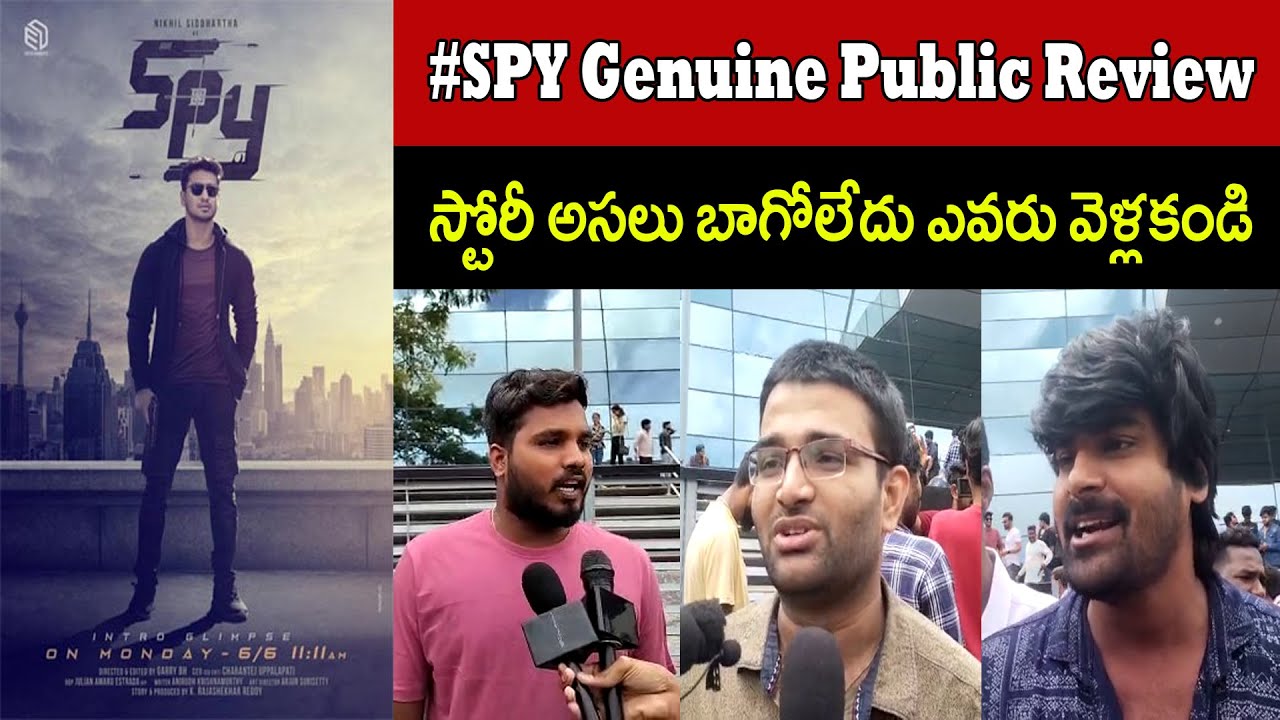SPY IMAX Genuine Talk | SPY PUBLIC REVIEW | HappyTvTelugu
