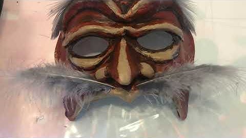 Mask making and painting demonstration - Commedia dell’Arte - Pantalone