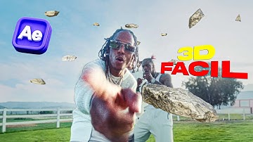 AGREGA ELEMENTOS 3D FACILMENTE EN AFTER EFFECTS- Efectos Videoclips Musicales En español