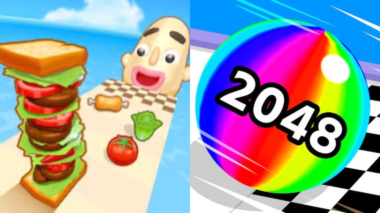 Sandwich runner/BallRun2048/All Level Gameplay/Mew Mod Apk Gameplay/Mew Update/(Android,iOS Gameplay