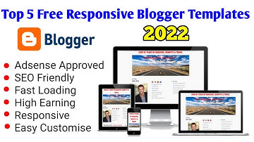 Top 5 Responsive blogger template 2022 | Adsense approval blogger template