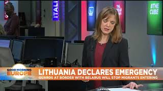 Lithuania declares emergency, guards at border with Belarus to stop migrants entering | Euronews