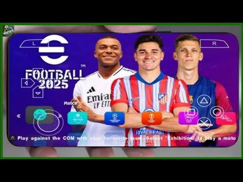 تحميل لعبة PES 2025 PSP بالدوري المصري والدوري السعودي ودوري ابطال افريقيا بتعليق فهد العتيبي 