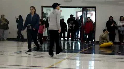 debbie mcleod taking first at jrmcc