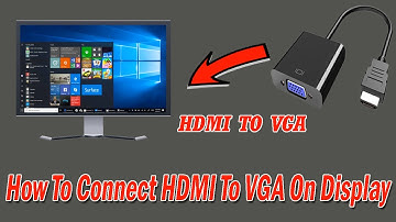 How To Connect Hdmi To Vga Monitor | How To Setup Vga To Hdmi Converter | Tech GB