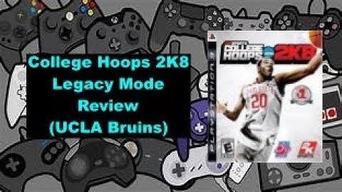 College Hoops 2K8 Legacy Mode Review (UCLA Bruins): Part 1 (PS3)