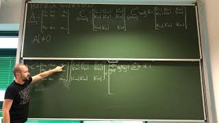 23. MFE: Matrix inversion - formal derivation