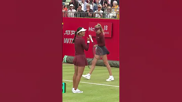 Little Guy Just Wanted To Say Hi Wta Tennis Bugs Boulter Raducanu Funnymoment 