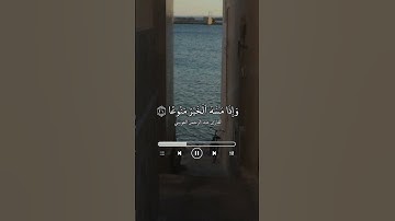 ﴿إِنَّ الإِنسانَ خُلِقَ هَلوعًا﴾ القارئ عبد الرحمن العوسي .