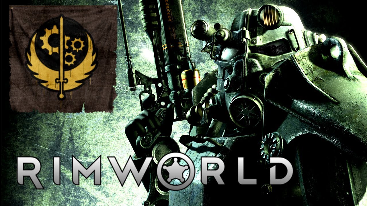 Rimworld THE BROTHERHOOD OF STEEL First quest and new Bunker Base | Let's Play Rimworld Gameplay