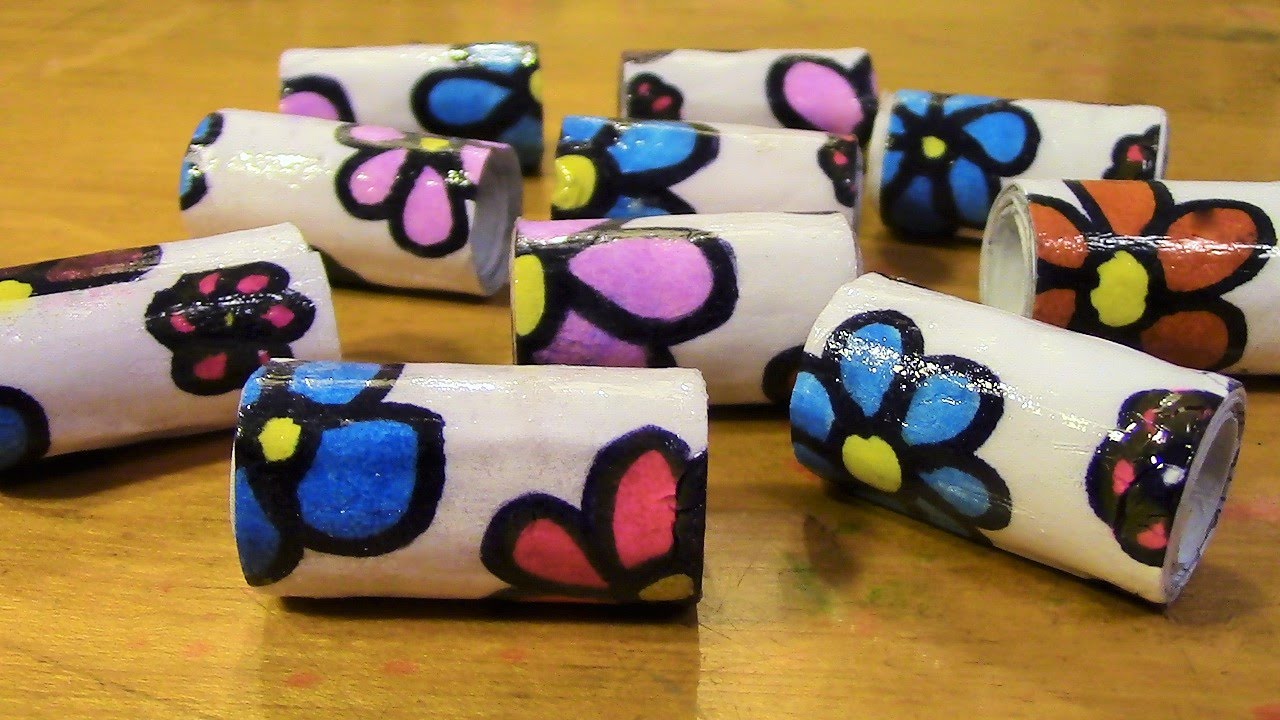 Doodle Art Super Chunky Paper Bead Tutorial YouTube