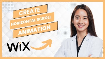 How To Create Horizontal Scroll Animation On Wix Studio (Full Guide)
