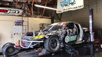 8 minutes of 3 rotor turbo pleasure KMR RX8