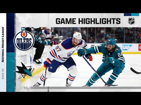 Oilers @ sharks 1/13 | nhl highlights 2023