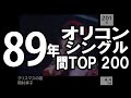 1989年オリコンシングル年間トップ200