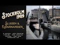 Stockholm 1909 slussen  katarinahissen  remastered 4k 60fps