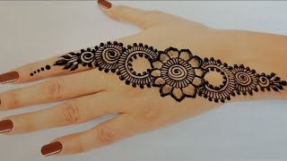 Stylish new Mehndi Design for Hands l easy floral Mehndi Designs l Simple Mehndi Design for BackHand