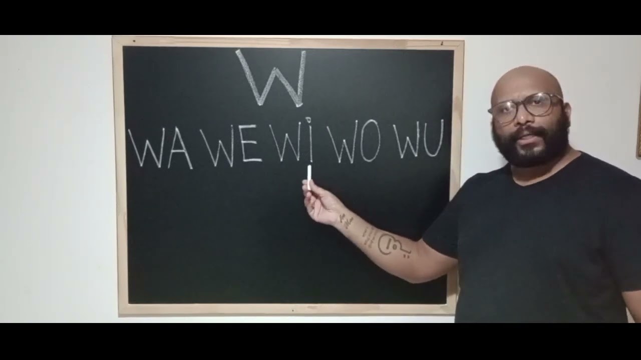 ALFABETIZAÇÃO DE JOVENS E ADULTOS AULA 20 - LETRA W