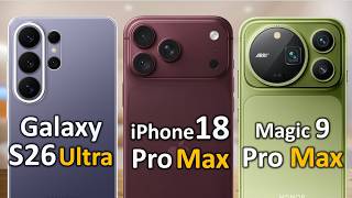 Honor Magic9 Pro Max vs Galaxy S26 Ultra vs iPhone 18 Pro Max – ULTIMATE 2026 Battle screenshot 3