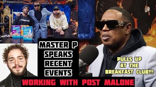 MASTER P Pulls Up On ENVY & CHARLAMAGNE At BREAKFAST CLUB! Talks Recent Call Outs, POST MALONE...