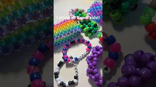 Kandi collection!! I have wayy more stuff than this 😭✌️#kandi #kandikid