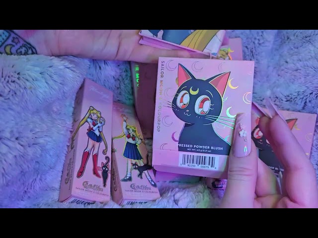 ASMR Sailor Moon Makeup Colourpop Show and Tell ♡