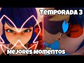 TOP Los MEJORES y MÁS ÉPICOS MOMENTOS de la TEMPORADA 3 | Miraculous