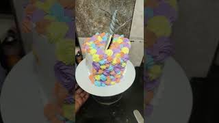 fondant cake decoration new design 🎂🎂⭐⭐👌👌🎉🍰🥰🎇🎁🦋🎉🌺🌹♥️ #cake #snscakes #cakedecorating #canddy