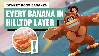 Donkey Kong Bananza Hilltop Layer - All Banana Locations