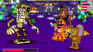 FNAF World Secret Gold Endo Boss Found!