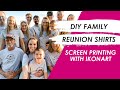 DIY Family Reunion Shirts | Ikonart Stencil