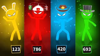 Stickman Party 234 Mini Games | 4 Players Random ~ Tournament Mode | MiniGames New Update Gameplay screenshot 5