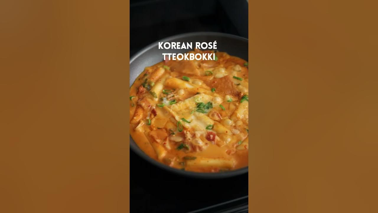 Quick & Easy Creamy Korean Rose Tteokbokki