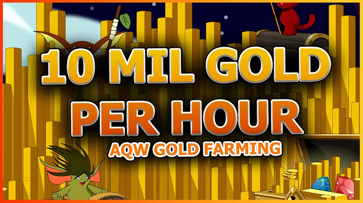 10 Million Gold Per Hour without Boosts | AQW BEST GOLD FARMING METHOD 2023