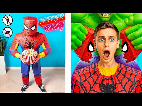 De Epische Superhelden Uitdaging: Nep vs Echt Superheld In Het Echt!