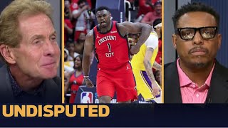 UNDISPUTED | Skip Bayless reacts Zion Williamson (hamstring) to miss Play-In game vs. Kings