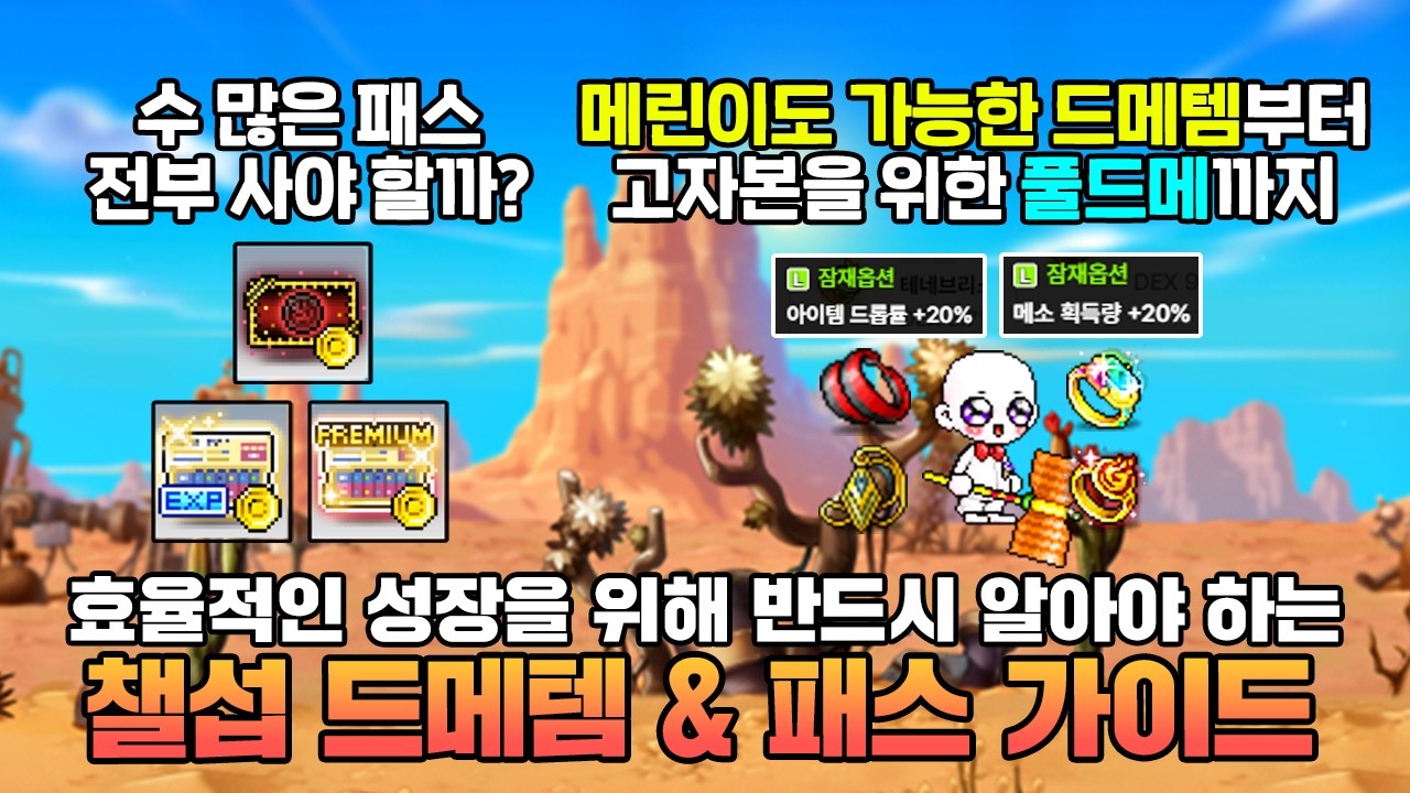 챌섭 챌린저를 위해선 선택이 아닌 필수입니다! 챌린저스 월드 드메템 세팅 & 패스 우선순위 총정리