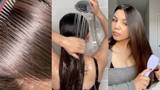 HOW TO GET RID OF OILY HAIR | Oily Hair Care Routine #SHORTS