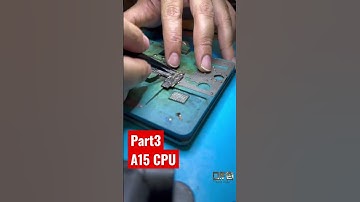 A15 CPU Swap #iphone #microsoldering #repairing #apple #cpu #learning #reballing