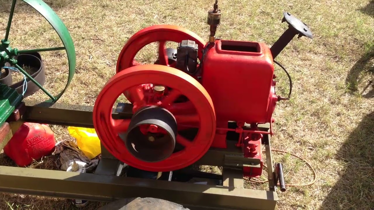 1920s Ronaldson–Tippett “N-Type” hopper-cooled engine running