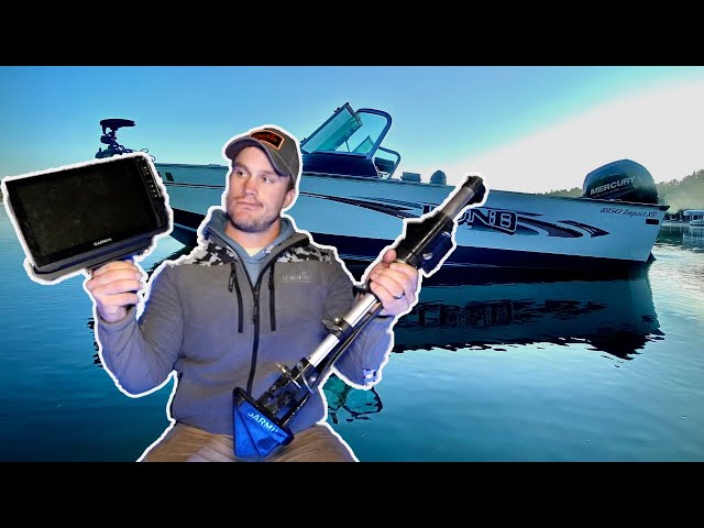 Garmin LiveScope Boat Set Up  Pole, Mount, & Rigging for a Clean Set Up 