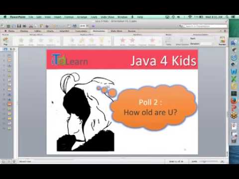 Kids can program in Java! A Free Orientation for Training - YouTube