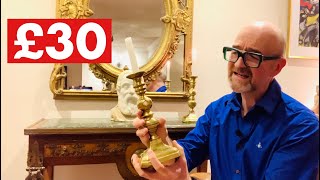 Antiques YOU can buy for ยฃ30! 150 Year Old Candlesticks. Ridiculously Cheap!