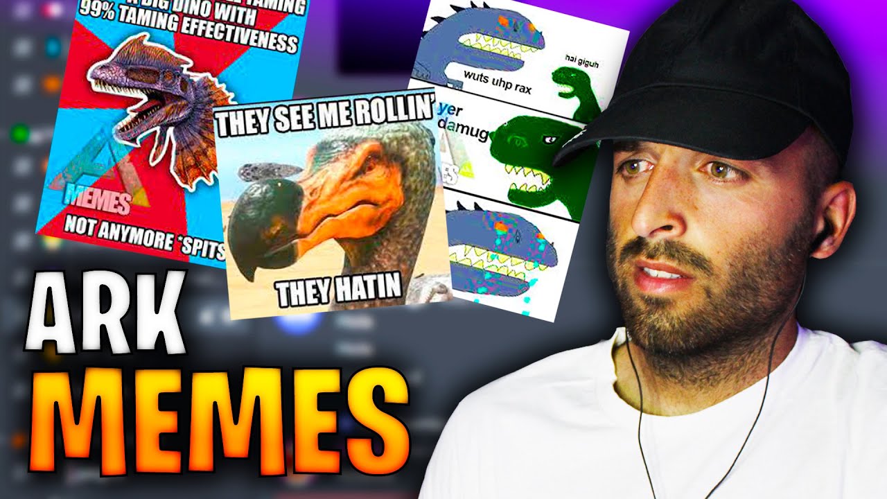 REACCIONANDO A MEMES DE ARK #1 || ElDeividZ - YouTube