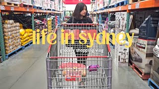 Grocery shopping in Sydney Australia| Costco | How much we spent