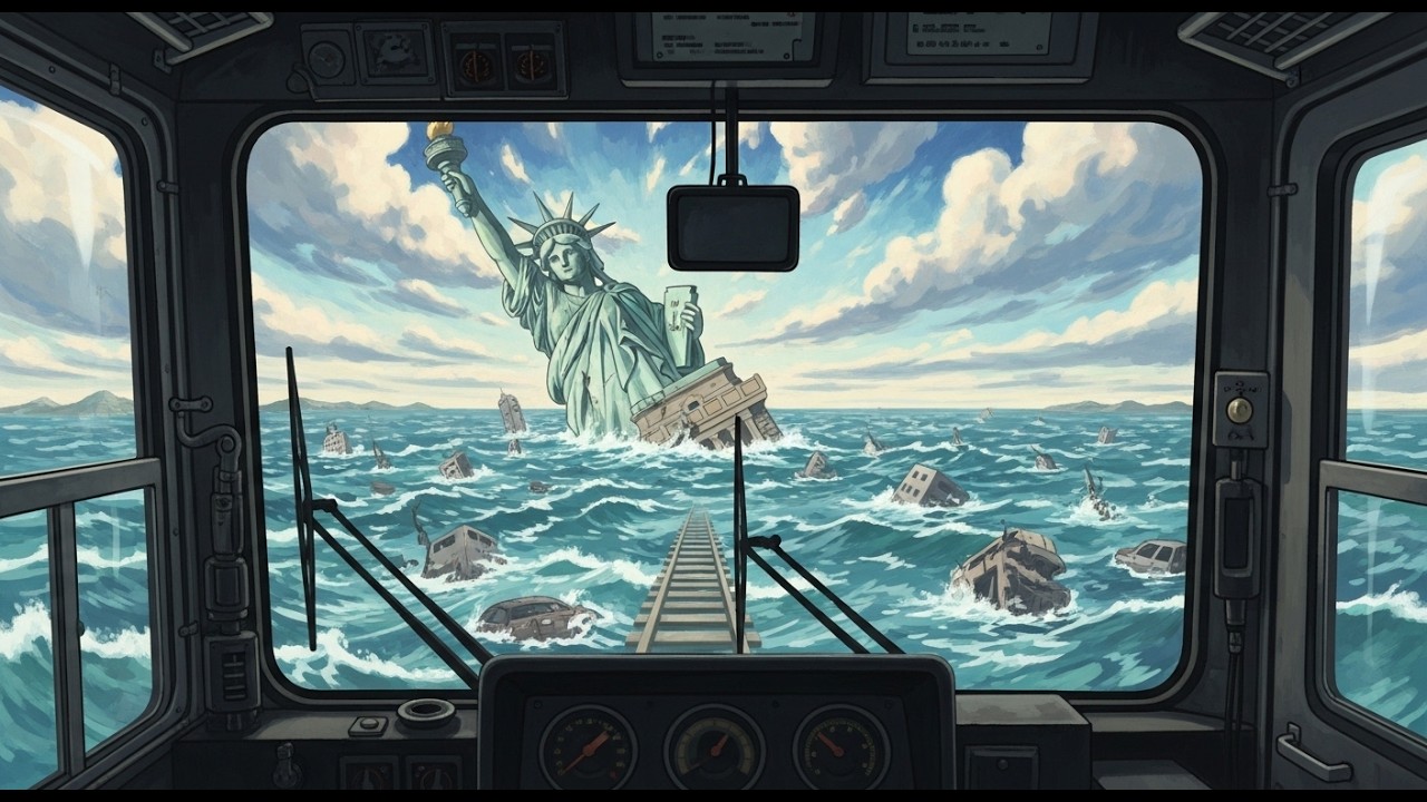 Post Apocalypse Earth : The Endless Train 🚊 🚃🛤️🌊❄️