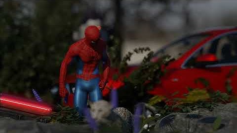 SpiderMan 2022 in Blender KCycles 3.1 with RTX 3090