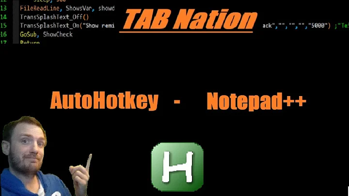 AutoHotkey - Notepad++ AHK Syntax Highlighting