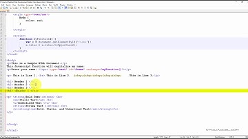 10  HTML Inline Text Formatting