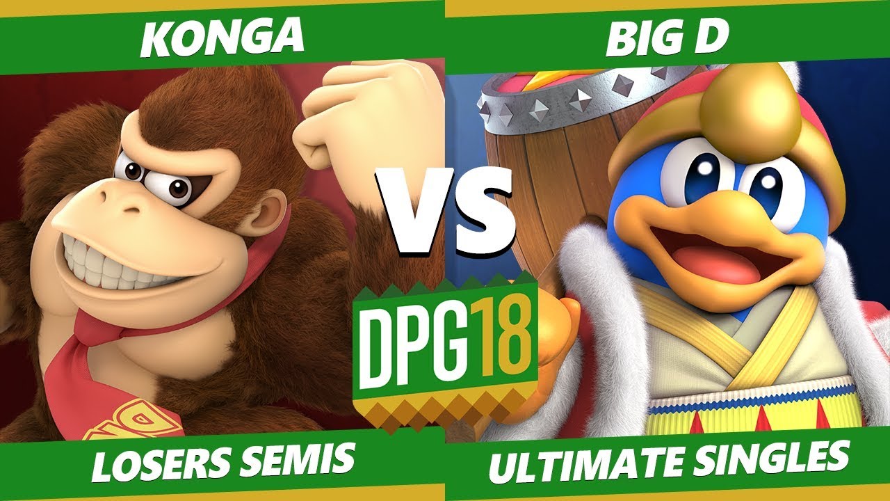 Smash Ultimate Tournament - Konga (Donkey Kong) Vs. CACAW! | Big D (Peach, Dedede) DPOTG18 SSBU LS